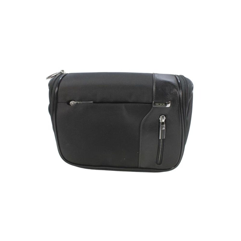 Tumi Mens Alpha 3 Hanging Travel Organizing Toiletry Bag Black
